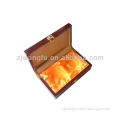 High glossy lacquer luxury red wooden perfume bottle box